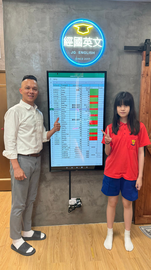 🎉👏 恭喜Jessie在經國英文小班教學112下振聲國中一年級數理資優班中表現優異!